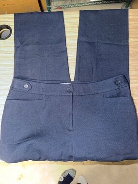 Never worn Navy Straight-Leg Trousers